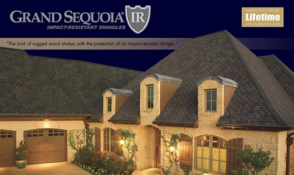 Grand Sequoia Lifetime Shingles for Professional Roofing Installations