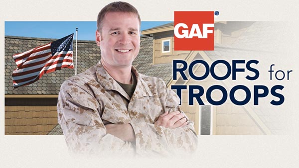 Achten’s Quality Roofing Partners with GAF Roofs For Troops