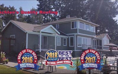 Achten’s Quality Roofing Named Best of the Best Roofing Company in 2018